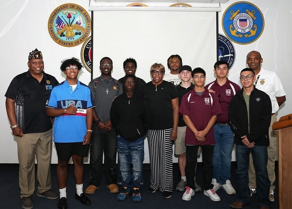 SAN ANTONIO – (May 14, 2025) – District 20, Department of Texas of The American Legion, held orientation at Alamo Post No. 2 for more than 100 statesmen who will be attending Texas Boys State. The statemen from high schools throughout Bexar County will attend Texas Boys State at the University of Texas at Austin, June 8 - 13. Texas Boys State is a weeklong program where students become a part of the operation of their local, county, and state government. At Texas Boys State, participants are exposed to the rights and privileges along with duties and responsibilities of a franchised citizen. Texas Boys State and Bluebonnet Girls State are among the most respected and selective educational programs of government instruction for high school students within Texas and the nation. (Photos by Post CDR Burrell Parmer/Post 828) #TexasBoysState #BoysState #TheAmericanLegion #MilitaryCityUSA